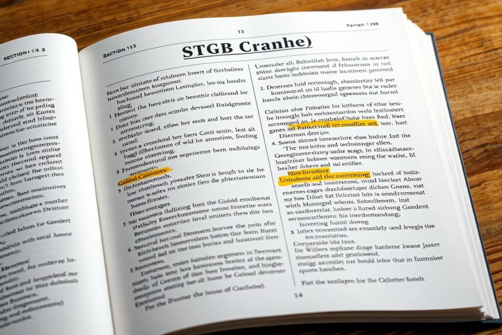 Aufgeschlagenes Strafgesetzbuch mit markiertem Abschnitt zum Sexualstrafrecht Aufgeschlagenes Strafgesetzbuch mit markiertem Abschnitt zum Sexualstrafrecht
