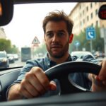 Barfuß Auto fahren