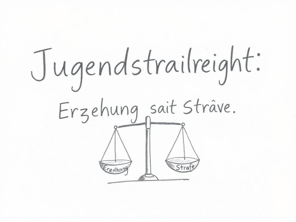Bleistiftskizze der Besonderheiten des Jugendstrafrechts Bleistiftskizze der Besonderheiten des Jugendstrafrechts