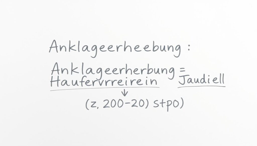 Bleistiftskizze der Phasen des Strafverfahrens Bleistiftskizze der Phasen des Strafverfahrens