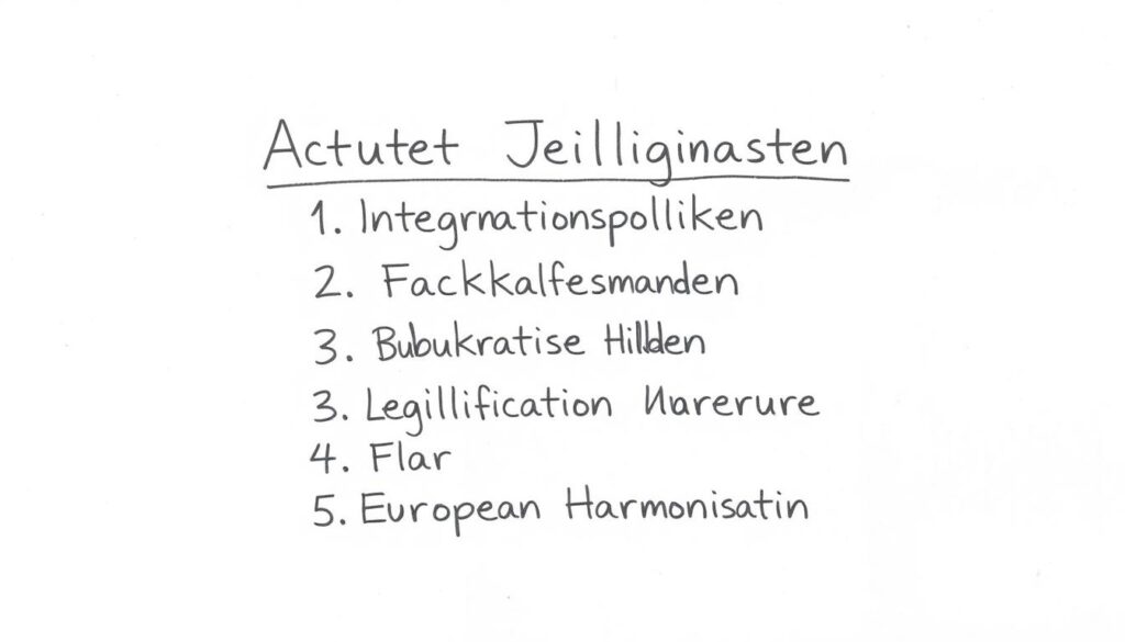 Bleistiftskizze der aktuellen Herausforderungen im Ausländerrecht Bleistiftskizze der aktuellen Herausforderungen im Ausländerrecht