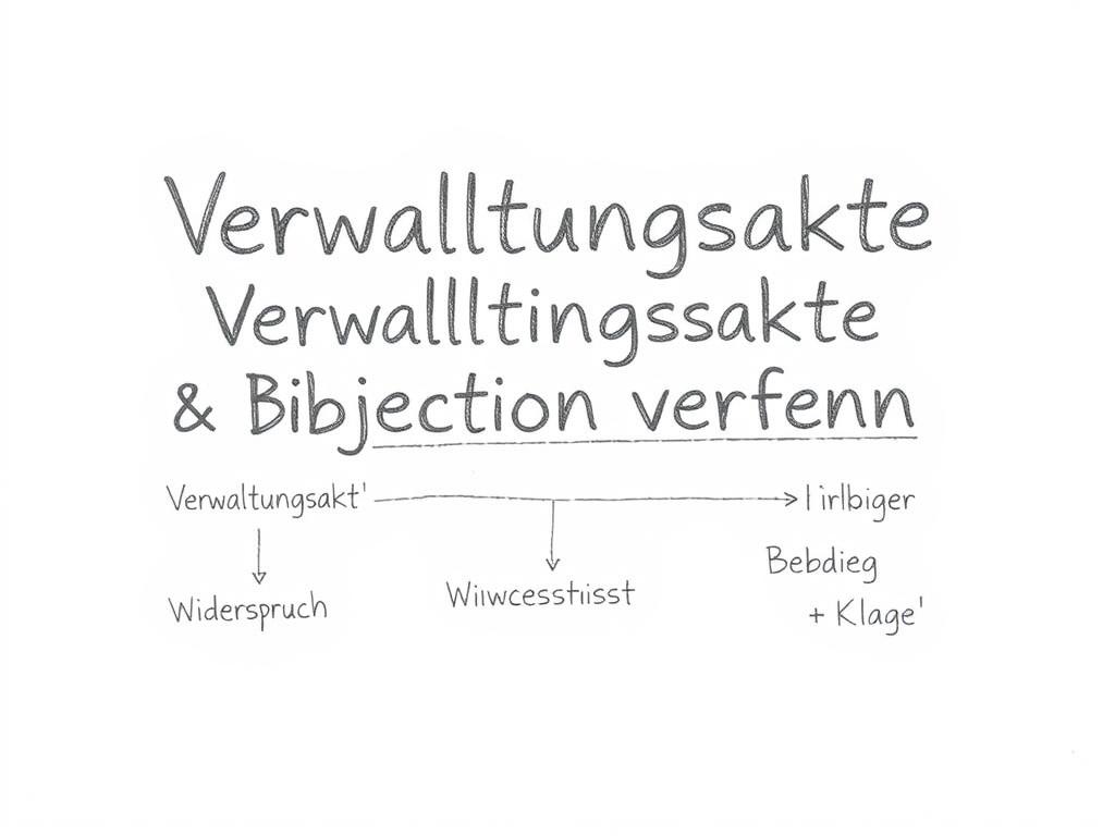 Bleistiftskizze zu Verwaltungsakten und Widerspruchsverfahren Bleistiftskizze zu Verwaltungsakten und Widerspruchsverfahren