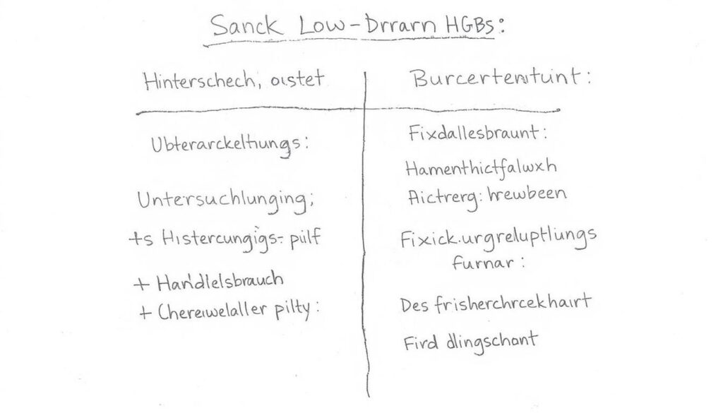 Bleistiftskizze zu den Besonderheiten des Handelskaufs nach HGB Bleistiftskizze zu den Besonderheiten des Handelskaufs nach HGB