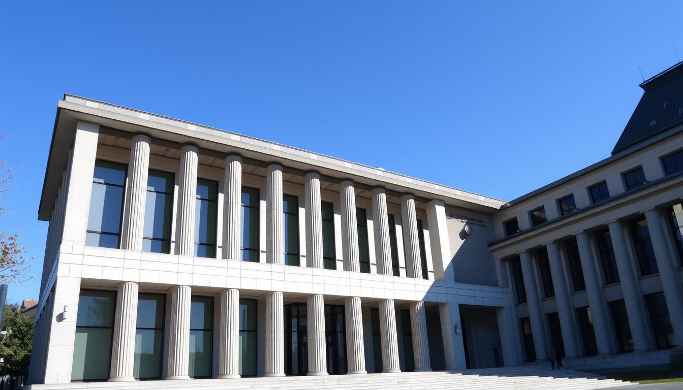 Bundesverfassungsgericht in Karlsruhe als Symbol des Staatsrechts