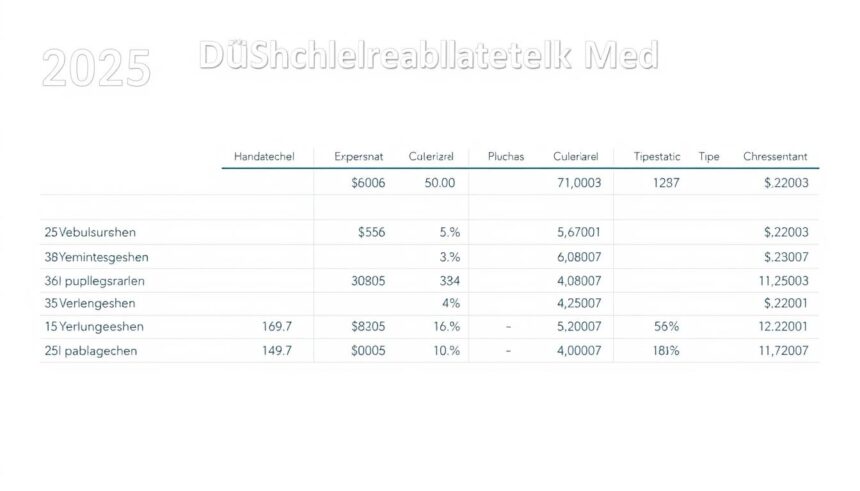 Düsseldorfer Tabelle 2025