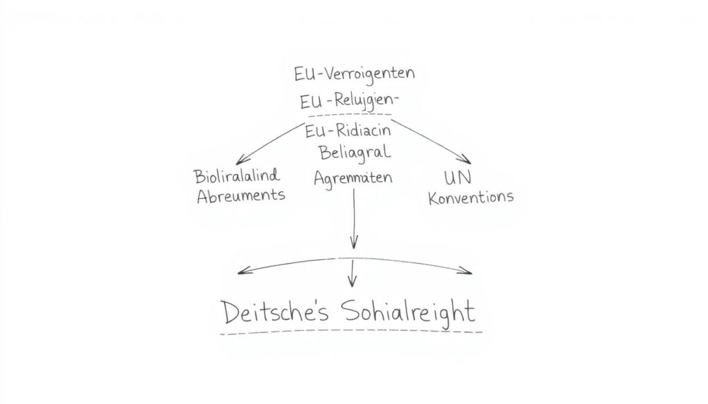Einflüsse des internationalen und europäischen Rechts auf das deutsche Sozialrecht