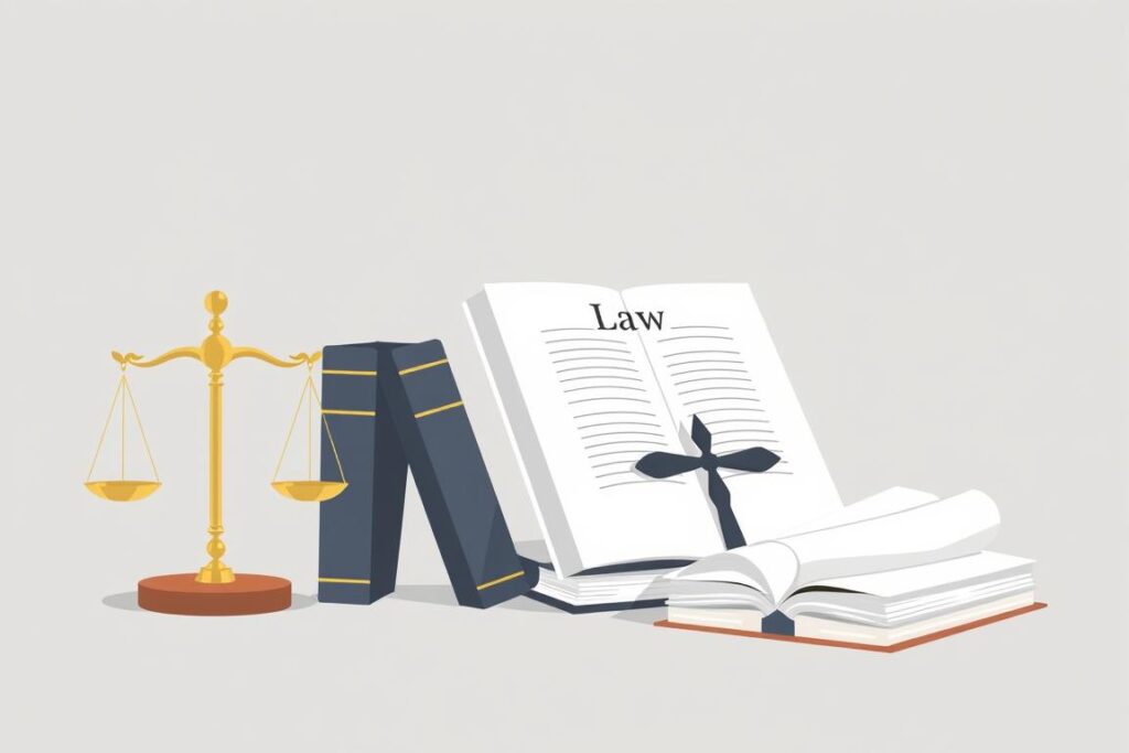 Gesetzbücher und Paragraphensymbole als Darstellung der rechtlichen Grundlagen des Namensrechts Gesetzbücher und Paragraphensymbole als Darstellung der rechtlichen Grundlagen des Namensrechts
