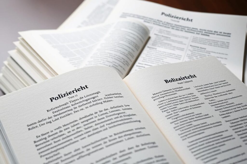 Gesetzestexte und Paragraphen zum Polizeirecht mit Fokus auf die föderale Struktur in Deutschland Gesetzestexte und Paragraphen zum Polizeirecht mit Fokus auf die föderale Struktur in Deutschland