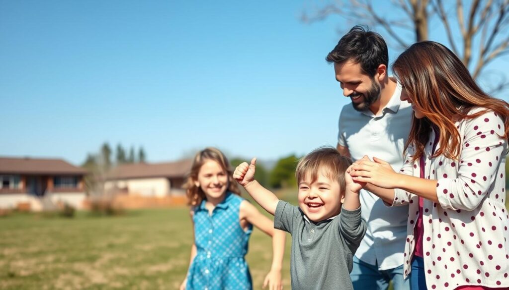 Glückliche Familie mit Kind zum Thema Kindschaftsrecht Glückliche Familie mit Kind zum Thema Kindschaftsrecht