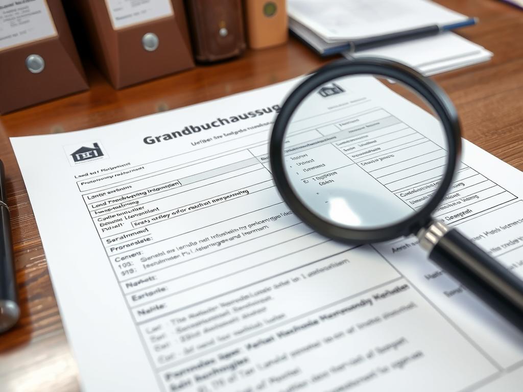 Grundbuchauszug als wichtiges Dokument im Sachenrecht Grundbuchauszug als wichtiges Dokument im Sachenrecht