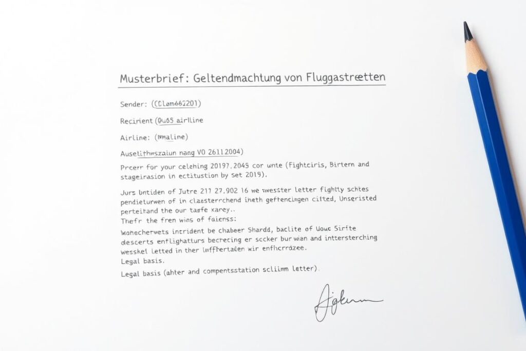 Musterbrief zur Geltendmachung von Fluggastrechten Musterbrief zur Geltendmachung von Fluggastrechten