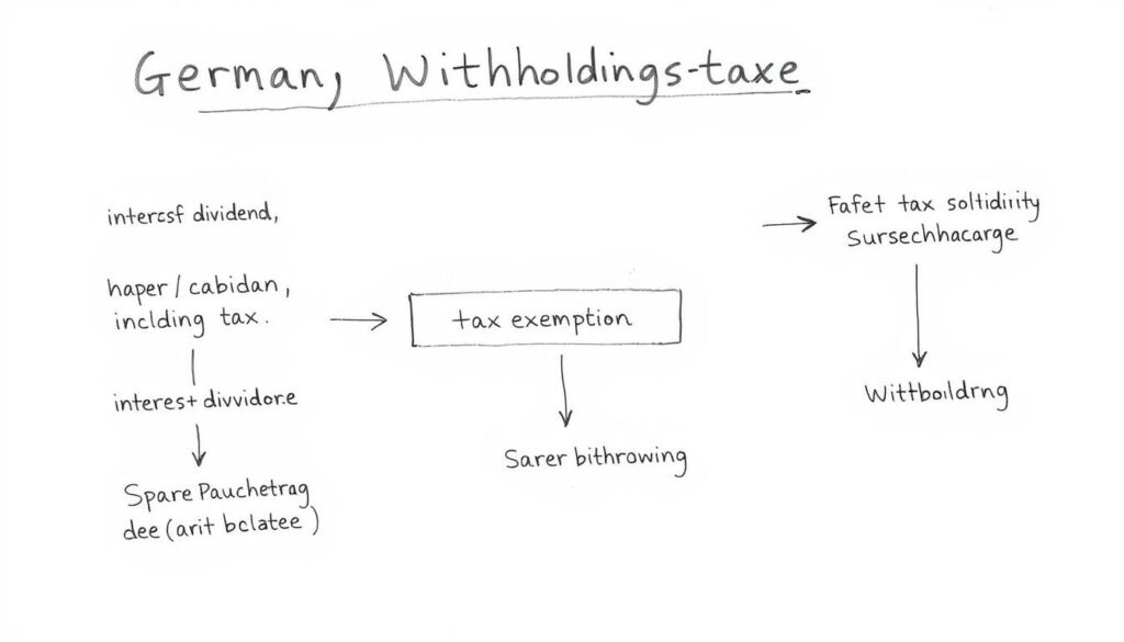 Schematische Darstellung der Abgeltungsteuer und ihrer Anwendung auf verschiedene Kapitalerträge Schematische Darstellung der Abgeltungsteuer und ihrer Anwendung auf verschiedene Kapitalerträge