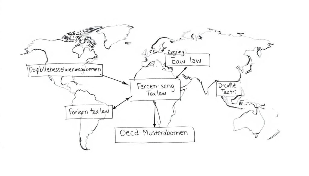 Schematische Darstellung der Komponenten des internationalen Steuerrechts und ihrer Zusammenhänge Schematische Darstellung der Komponenten des internationalen Steuerrechts und ihrer Zusammenhänge