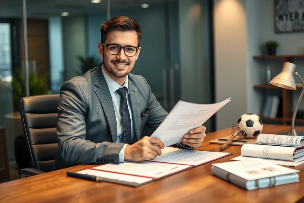 Sportrechtler bei der Arbeit Sportrechtler bei der Arbeit