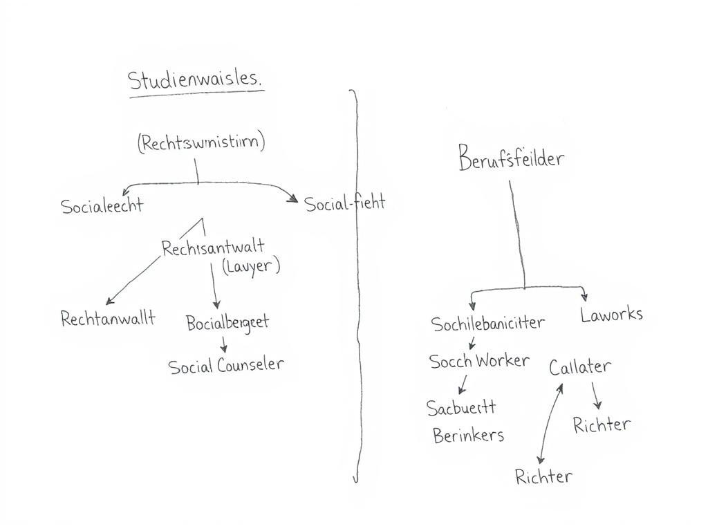 Studienmöglichkeiten und Berufsfelder im Bereich Sozialrecht