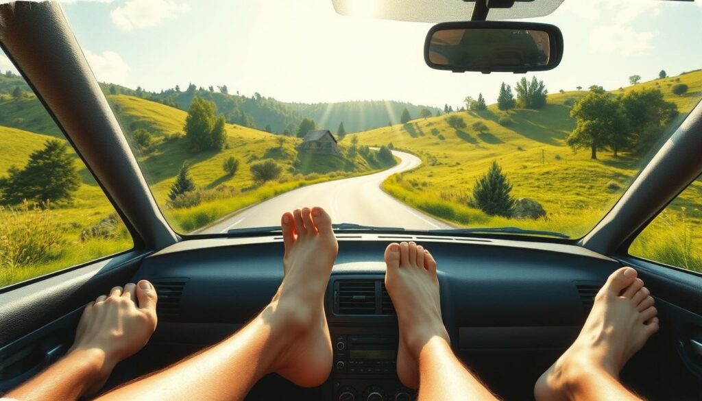 Tipps für sicheres Barfuß Auto fahren