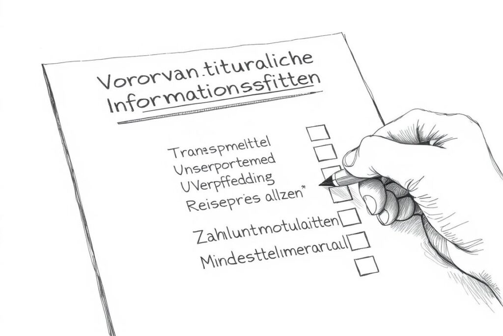 Vorvertragliche Informationspflichten im Reiserecht Vorvertragliche Informationspflichten im Reiserecht