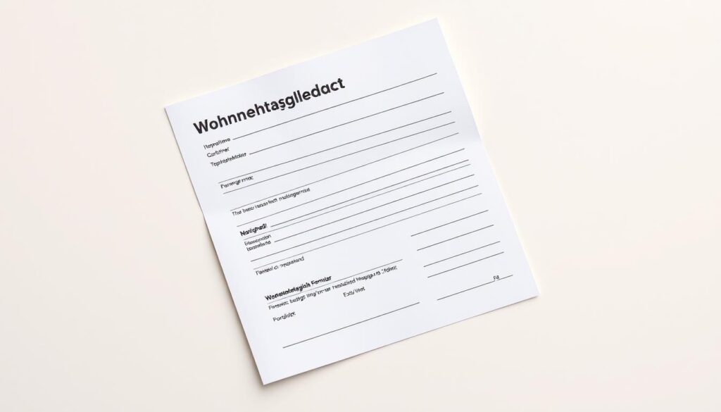 Wohngeldantrag Formular