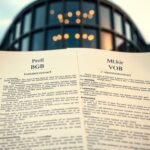 Bauvertrag nach BGB und VOB