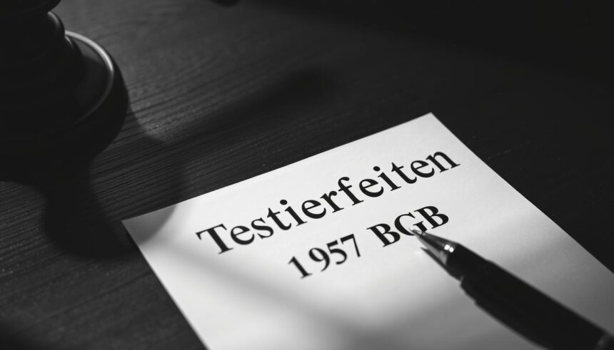 § 1937 Testierfreiheit