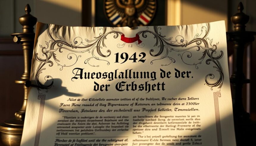 § 1942 Ausschlagung der Erbschaft