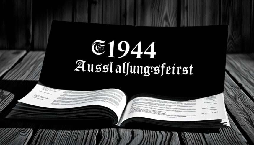 § 1944 Ausschlagungsfrist