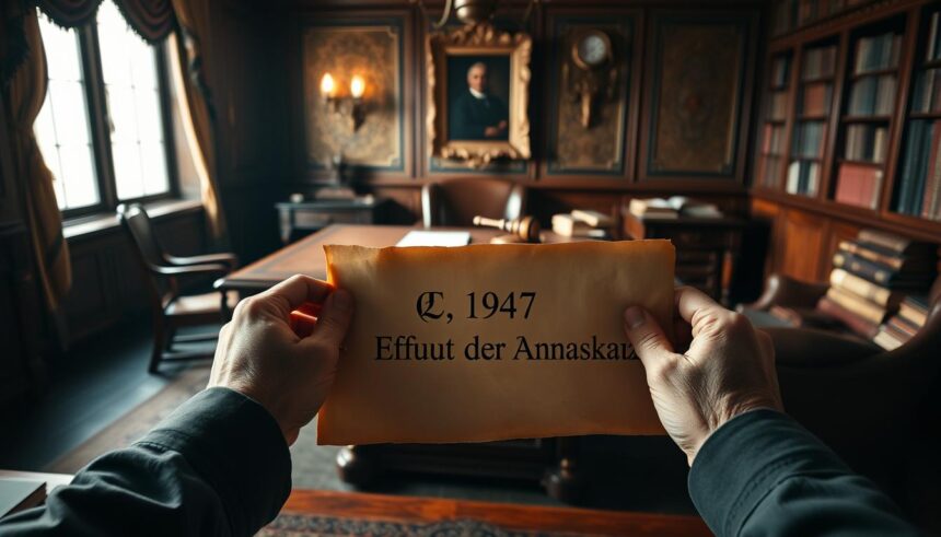 § 1947 Wirkung der Annahme