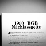 § 1960 Sicherung des Nachlasses