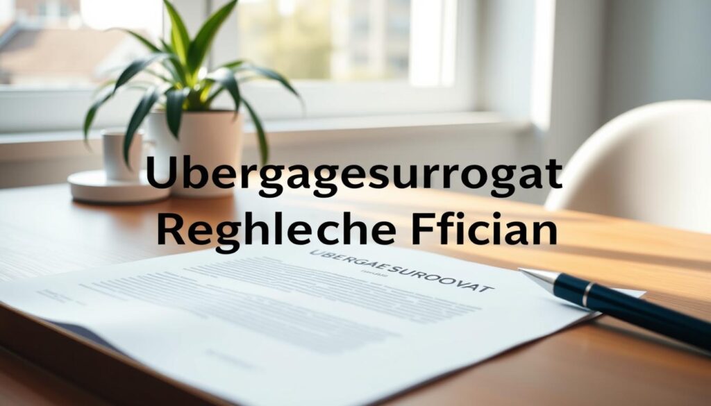 Übergabesurrogat Rechtliche Wirkung