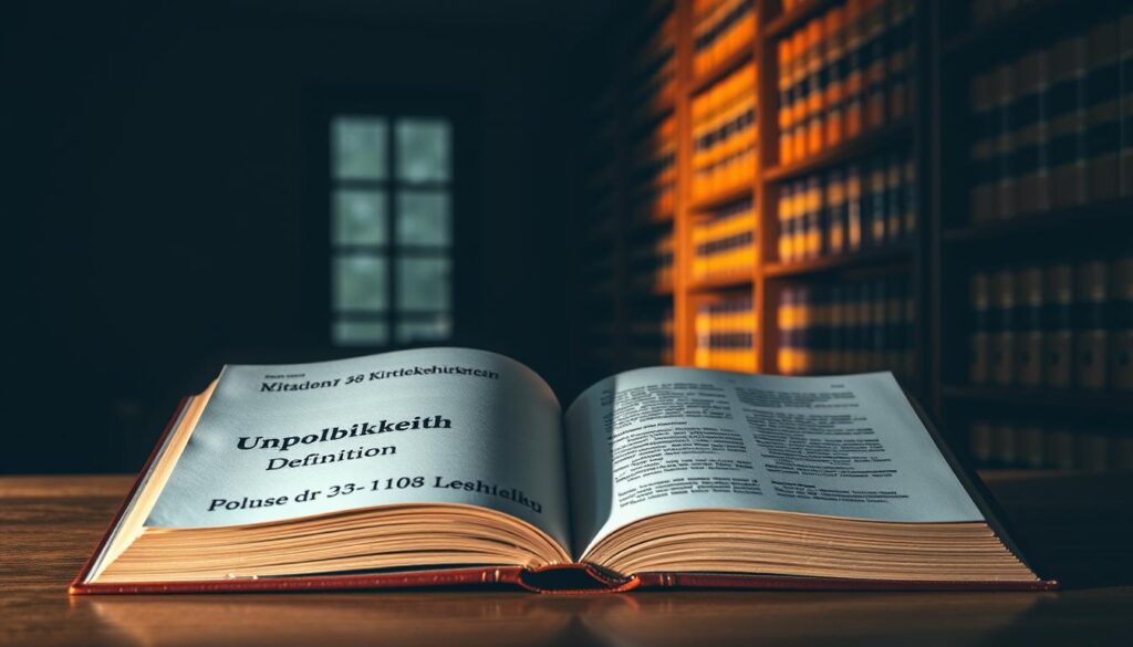 Unmöglichkeit Definition