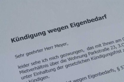 Eigenbedarfskündigung
