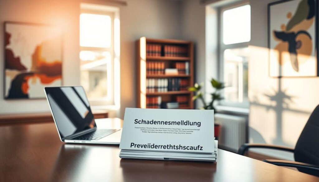 Schadensmeldung Vermieterrechtsschutz