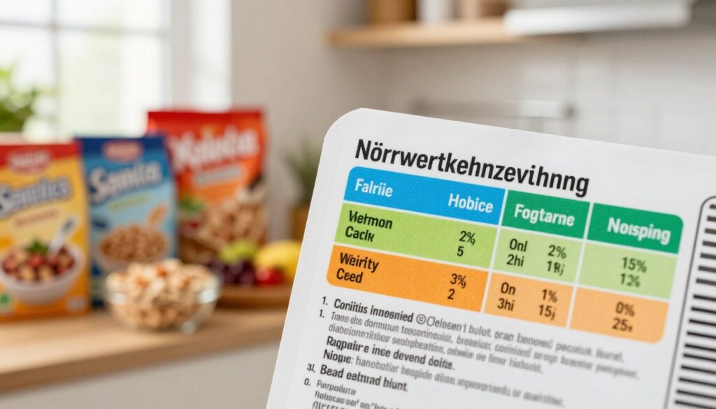 Nährwertkennzeichnung auf Lebensmittelverpackungen Nährwertkennzeichnung auf Lebensmittelverpackungen
