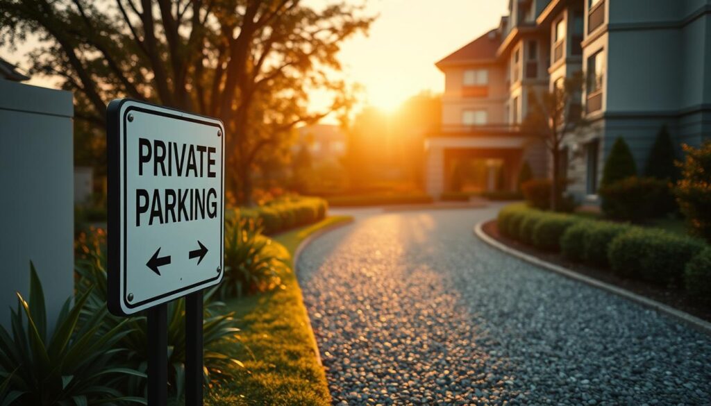 Privatparkplatz Beschilderung