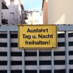 ausfahrt-frei-halten