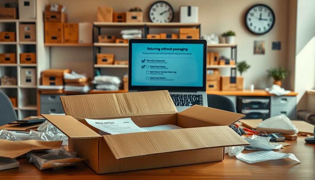 Retourenabwicklung ohne Originalkarton Retourenabwicklung ohne Originalkarton
