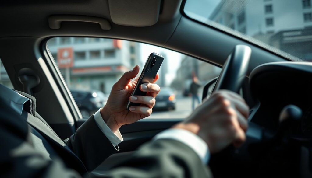 SMS am Steuer Gefahren SMS am Steuer Gefahren