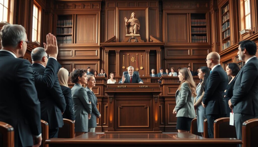 Eid vor Gericht und öffentliche Wahrnehmung