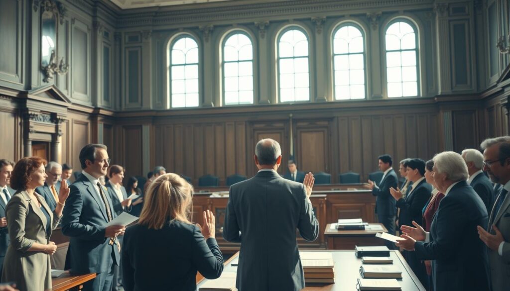 Eidesleistung Gerichtsverfahren in verschiedenen Verfahrensarten