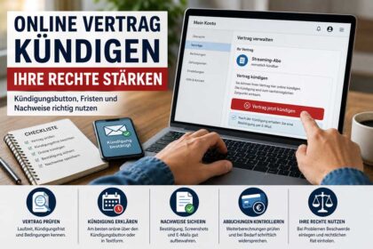 onlinevertrag kündigen