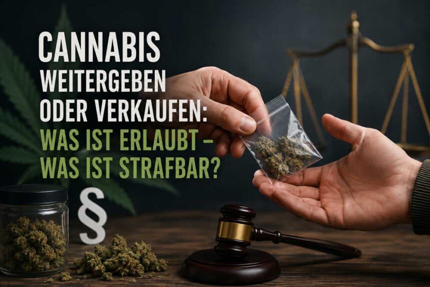 Cannabis: weitergeben oder verkaufen